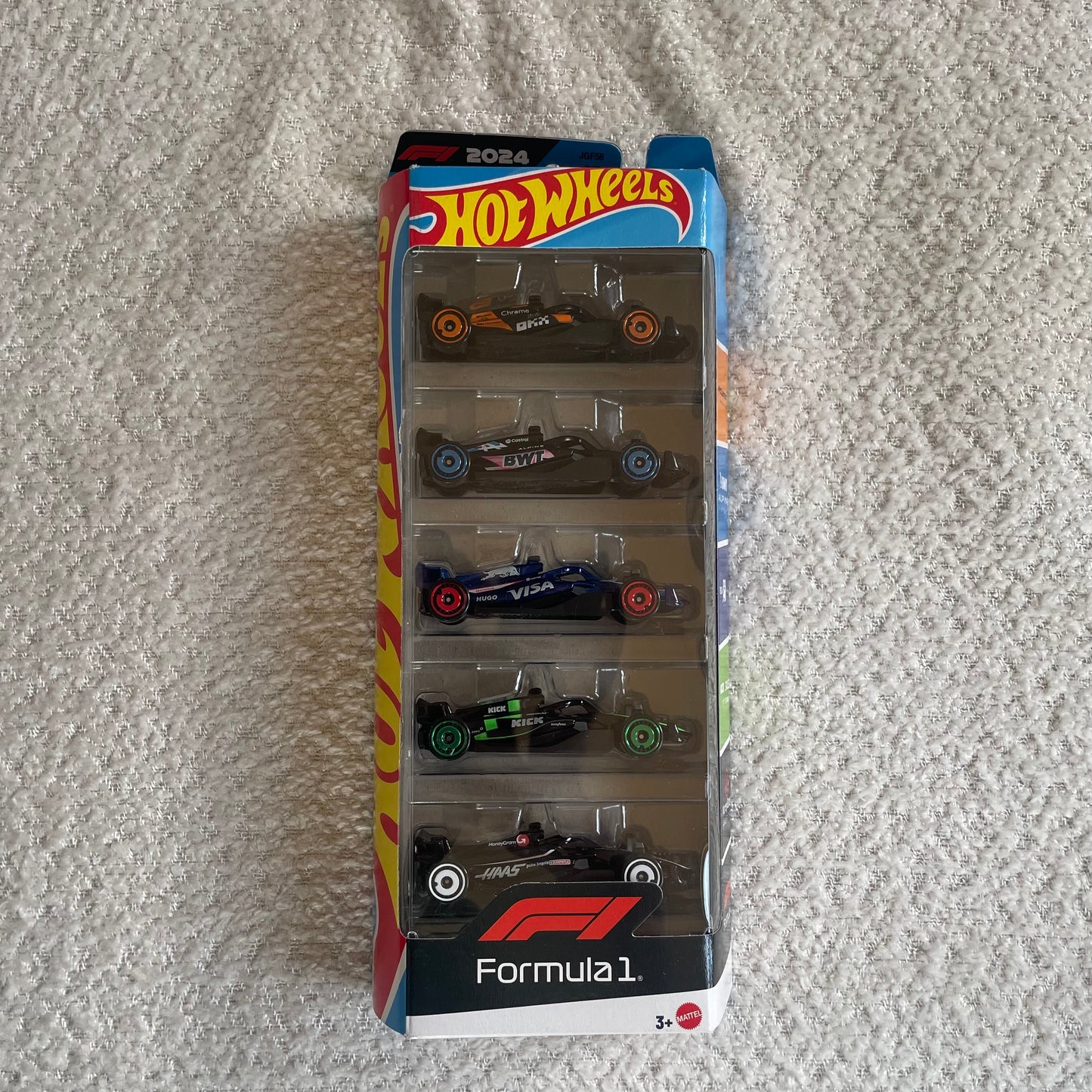 Hot Wheels F1 Paquete de 5 Autos