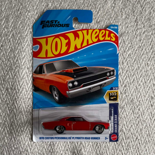 Hot Wheels/1970 Custom/Personnalisé Plymouth Road Runner